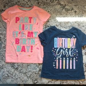 Birthday girl shirts 4T 4/5